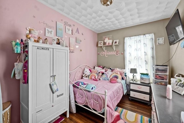 186 John St, Fall River, MA 02721 - bedroom with dark wood-type flooring