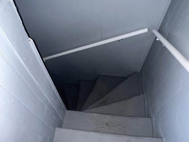 view of stairs