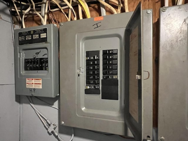 utility room with electric panel