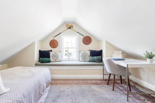 32 Jewett St, Boston, MA 02131 - bedroom featuring lofted ceiling and baseboards