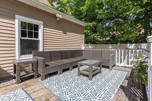 32 Jewett St, Boston, MA 02131 - wooden terrace with outdoor lounge area