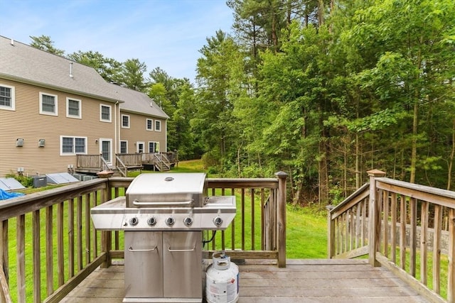 55 Williams St Unit 501, Taunton, MA 02780 - wooden terrace with a lawn