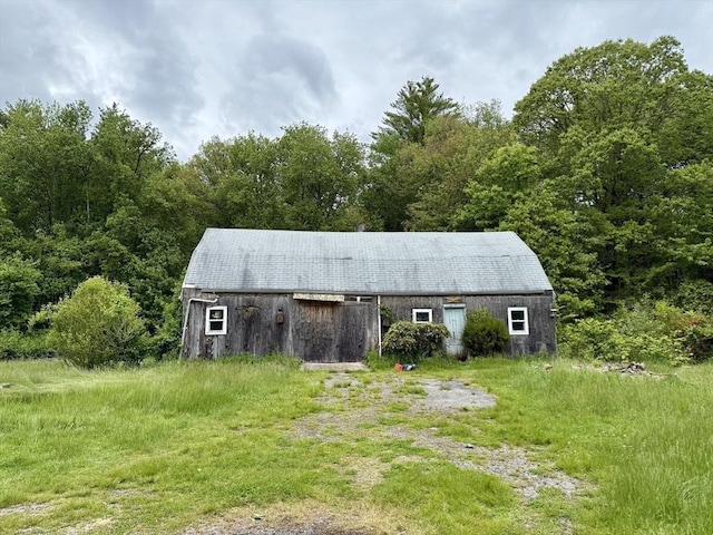 527 Collins Corner Rd, Dartmouth, MA 02747 - view of barn