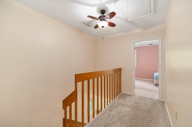 19 Garden St Unit 107, Danvers, MA 01923 - hall featuring attic access and carpet