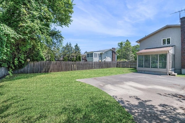 24 Gerald Rd, Marblehead, MA 01945 - fenced backyard with a patio and a sunroom