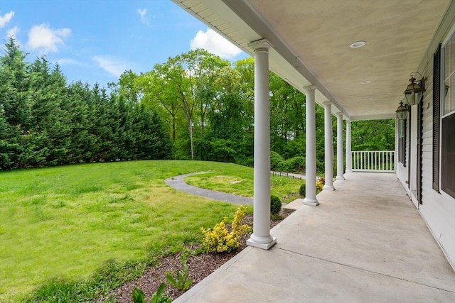 20 Miller St, Rehoboth, MA 02769 - view of green lawn with a porch