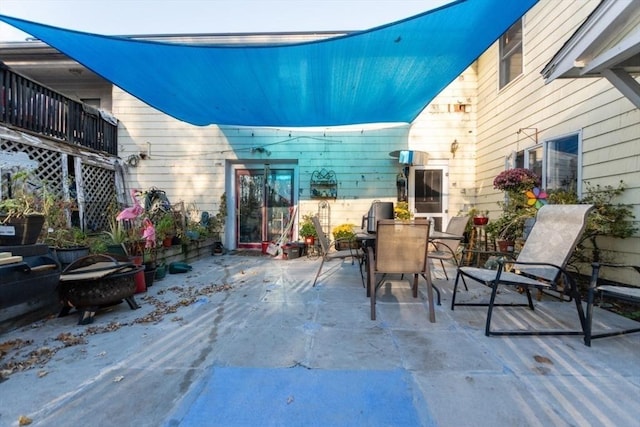 view of patio / terrace with outdoor dining space