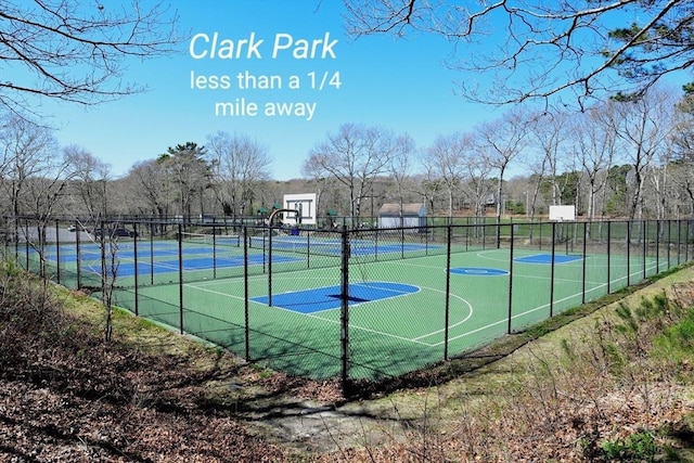 173 Standish Rd, Bourne, MA 02562 - view of sport court with community basketball court