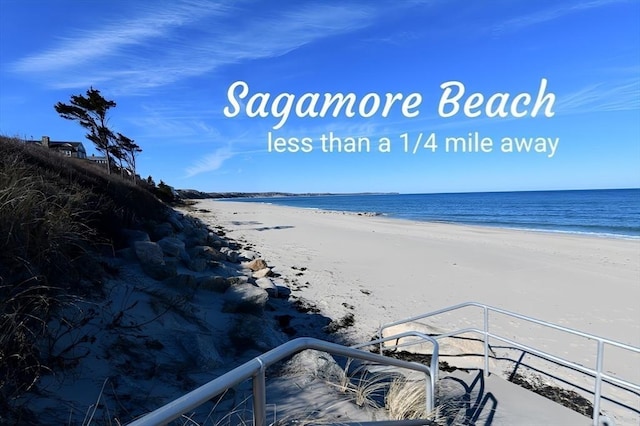 173 Standish Rd, Bourne, MA 02562 - water view featuring nearby beach