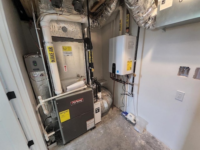 utilities with water heater