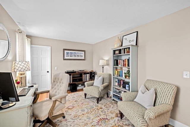 5 Cliff Estates Rd, Scituate, MA 02066 - office featuring wood finished floors and baseboards