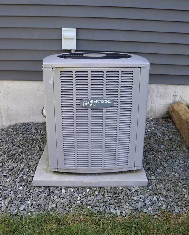 exterior details with cooling unit