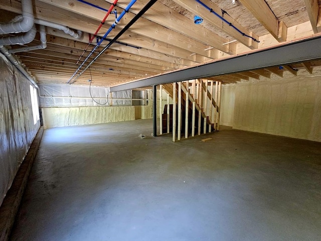 38 John Perkins Way, Middleboro, MA 02346 - unfinished basement with stairs