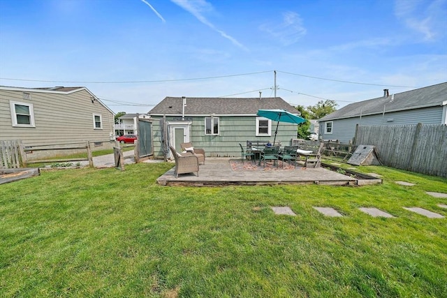 22 Mcarthur Ln, Marshfield, MA 02050 - back of house featuring a deck