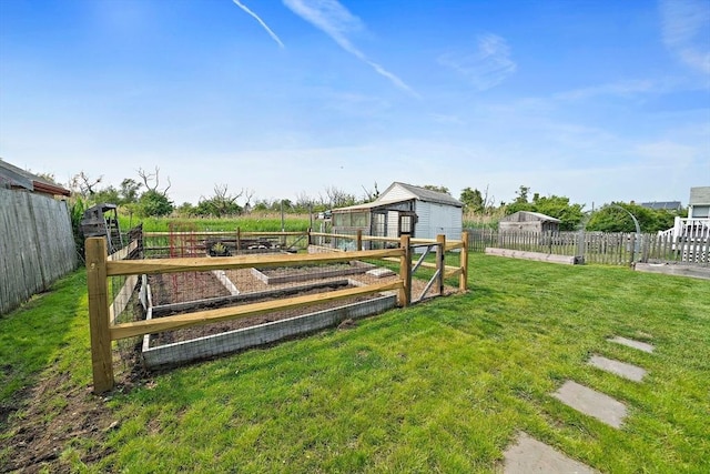 22 Mcarthur Ln, Marshfield, MA 02050 - view of yard featuring a vegetable garden