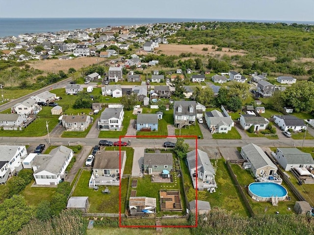 22 Mcarthur Ln, Marshfield, MA 02050 - aerial perspective of suburban area with property parcel outlined