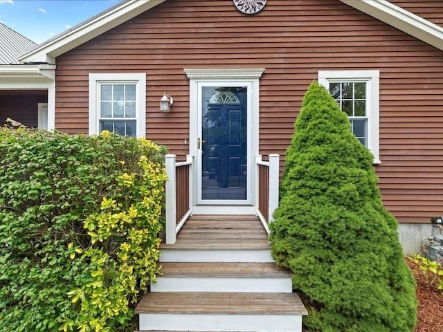 view of entrance to property