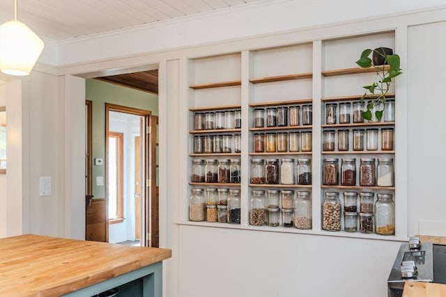 view of pantry