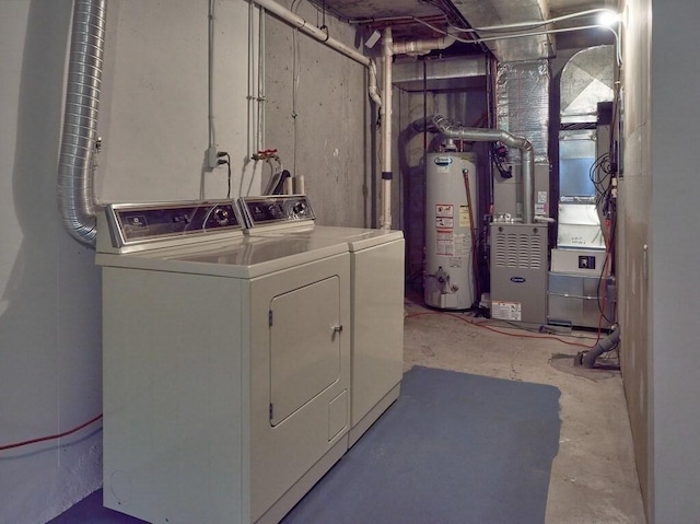 3 Loyalist Dr Unit 3, Uxbridge, MA 01569 - laundry area featuring water heater and separate washer and dryer