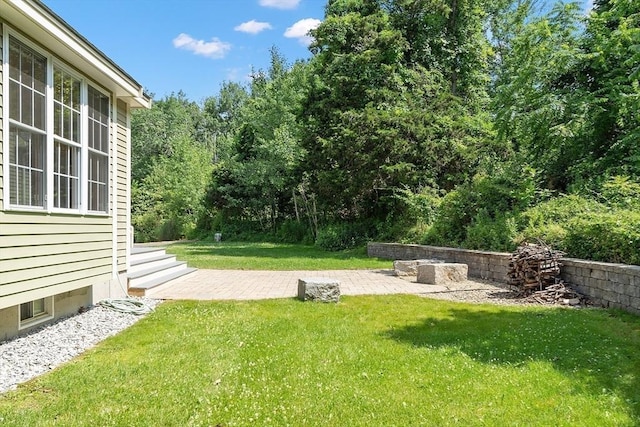 31 Fort Pond Hill Rd, Littleton, MA 01460 - view of green lawn with a patio area