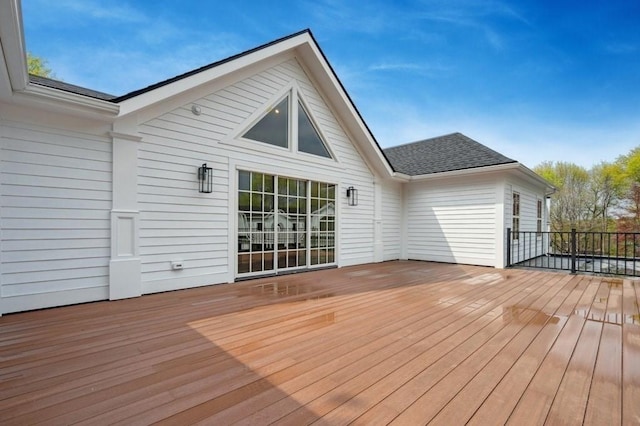 view of deck