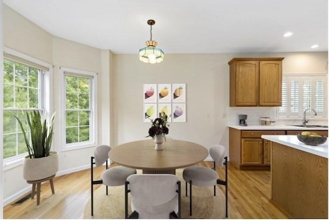 49 Champlain Cir, Plymouth, MA 02360 - dining room with light wood finished floors and recessed lighting