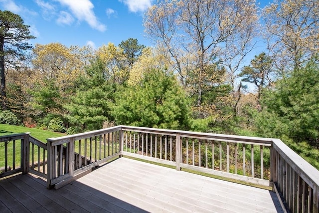 49 Champlain Cir, Plymouth, MA 02360 - view of wooden terrace
