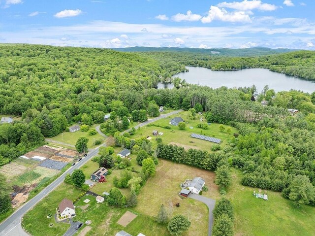 415 Holtshire Rd, Orange, MA 01364 - bird's eye view of a large body of water and a heavily wooded area