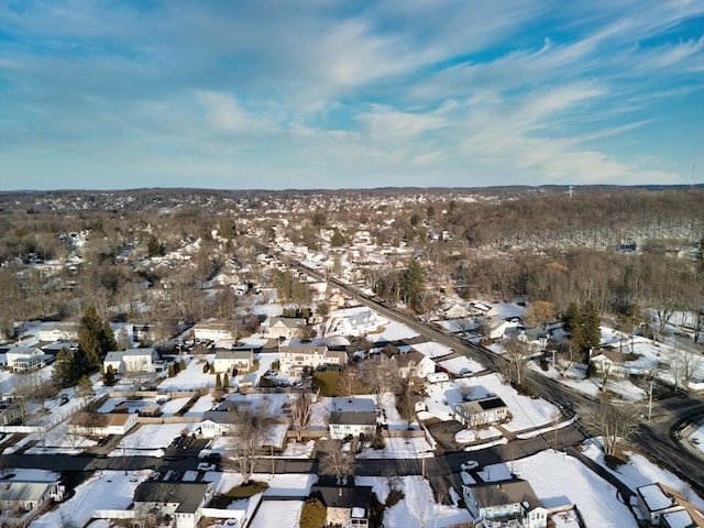 bird's eye view featuring a residential view