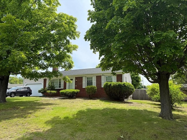 16 Firglade Dr, Attleboro, MA 02703 - single story home featuring a garage and brick siding