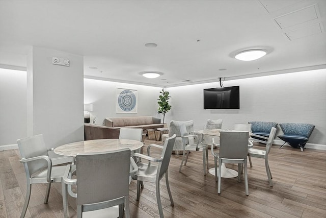 42 8th St Unit 1307, Boston, MA 02129 - dining area featuring wood finished floors and baseboards