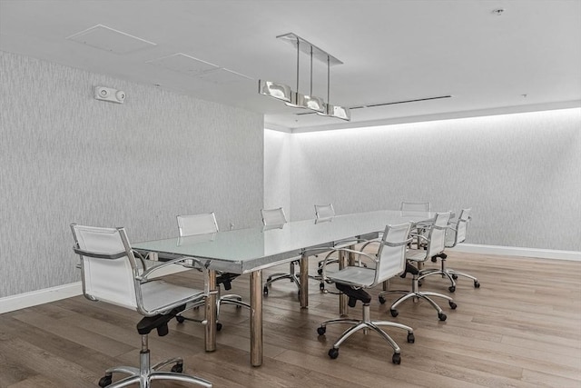42 8th St Unit 1307, Boston, MA 02129 - office space featuring wood finished floors, wallpapered walls, and baseboards