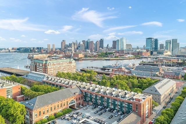 42 8th St Unit 1307, Boston, MA 02129 - bird's eye view of skyline and a large body of water