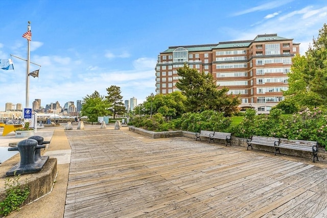 42 8th St Unit 1307, Boston, MA 02129 - deck with a city view