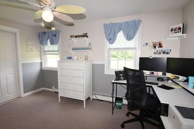 9 Lydon Ln Unit D2, Halifax, MA 02338 - office featuring healthy amount of natural light, dark carpet, and baseboards