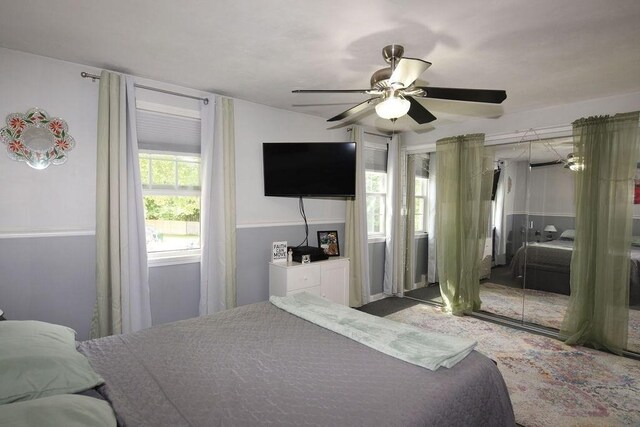 9 Lydon Ln Unit D2, Halifax, MA 02338 - bedroom featuring ceiling fan and a closet
