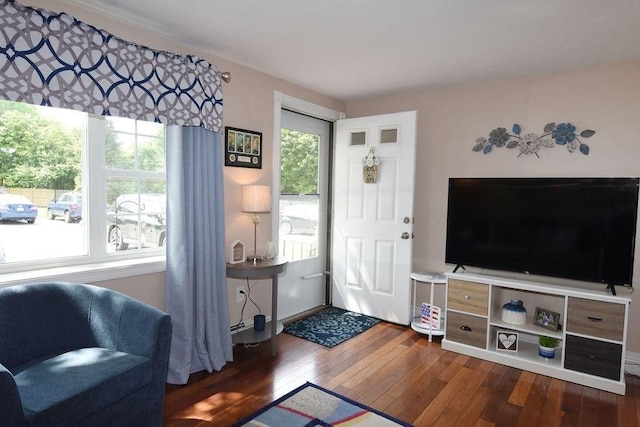 9 Lydon Ln Unit D2, Halifax, MA 02338 - foyer with dark wood-style floors