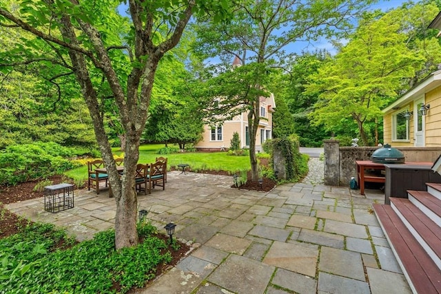 104 Main St, Topsfield, MA 01983 - view of patio with outdoor dining area