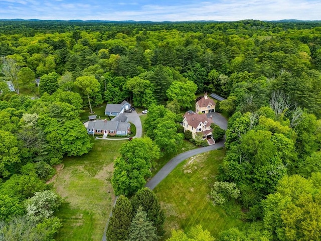 104 Main St, Topsfield, MA 01983 - aerial view of property's location with a forest
