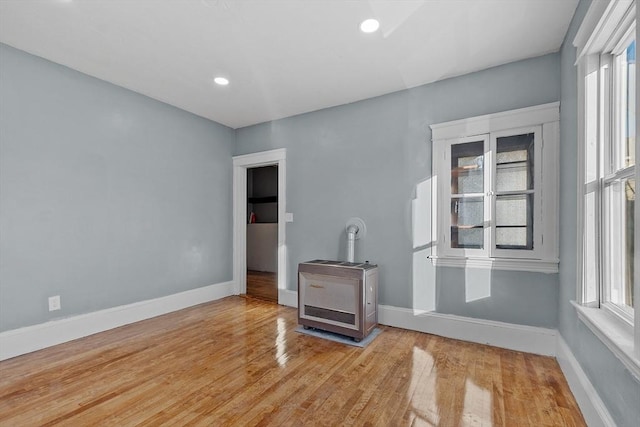 interior space featuring light wood-type flooring