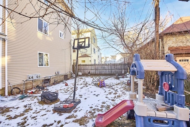 exterior space with a playground