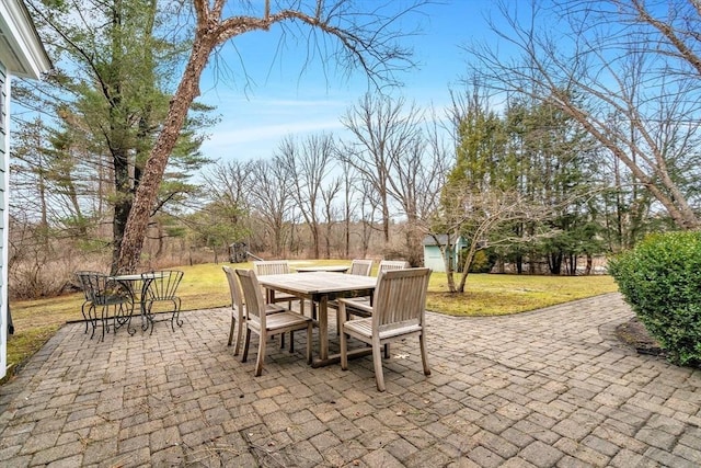 view of patio / terrace with outdoor dining space