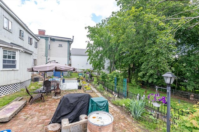 52 Central, Gardner, MA 01440 - view of yard featuring a patio