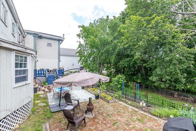 52 Central, Gardner, MA 01440 - view of yard with a patio area