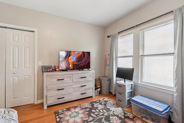 63 Beverly St, Chicopee, MA 01013 - bedroom featuring light wood-style floors and baseboards