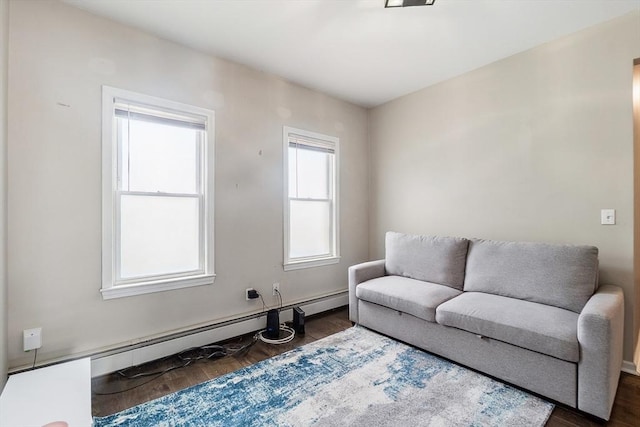 63 Beverly St, Chicopee, MA 01013 - living room with dark wood finished floors