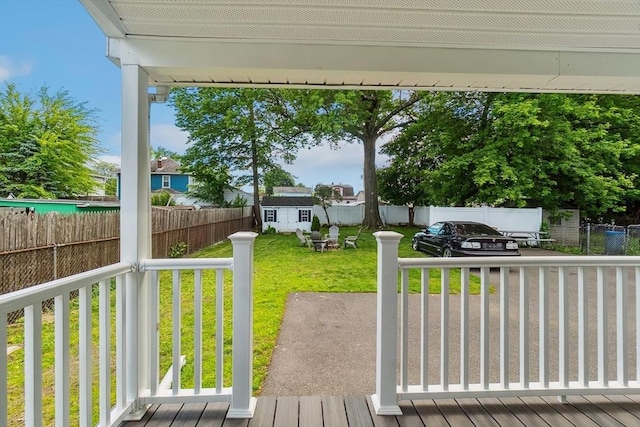 63 Beverly St, Chicopee, MA 01013 - wooden deck with an outdoor structure