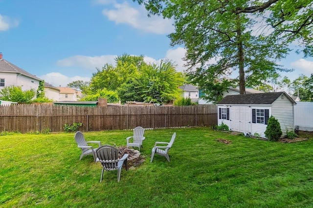 63 Beverly St, Chicopee, MA 01013 - view of yard featuring a fire pit