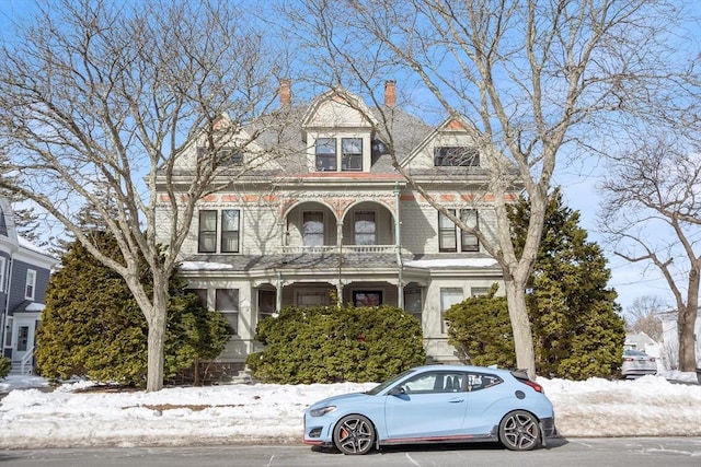 view of victorian home