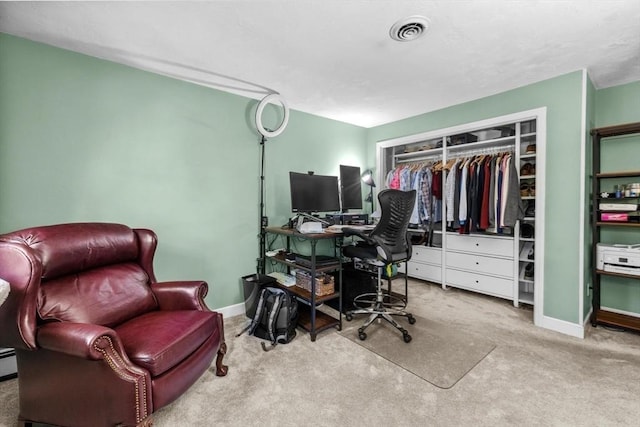 23 Fletcher St, Foxboro, MA 02035 - carpeted home office with baseboards